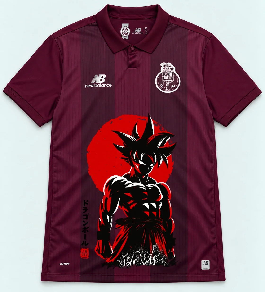 Porto Goku Rising Sun Dragon Ball Jersey — Front