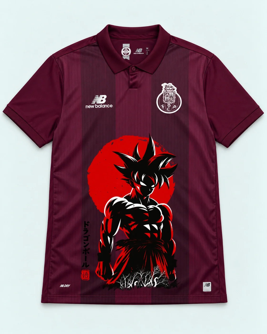 Porto Goku Rising Sun Dragon Ball Jersey — Front