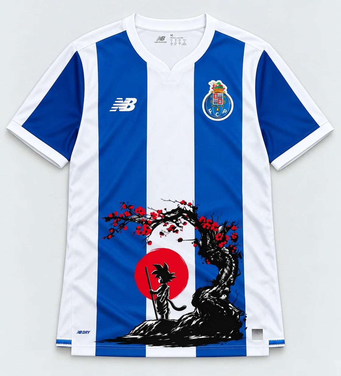 Porto Goku Sakura Dragon Ball Jersey — Front