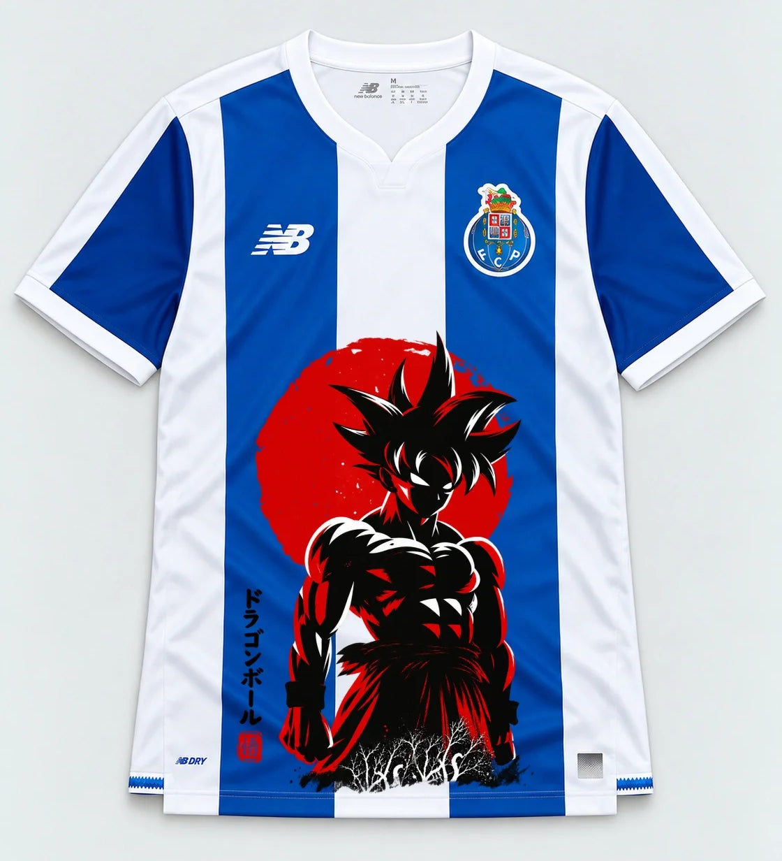 Porto Goku Rising Sun Dragon Ball Jersey — Front