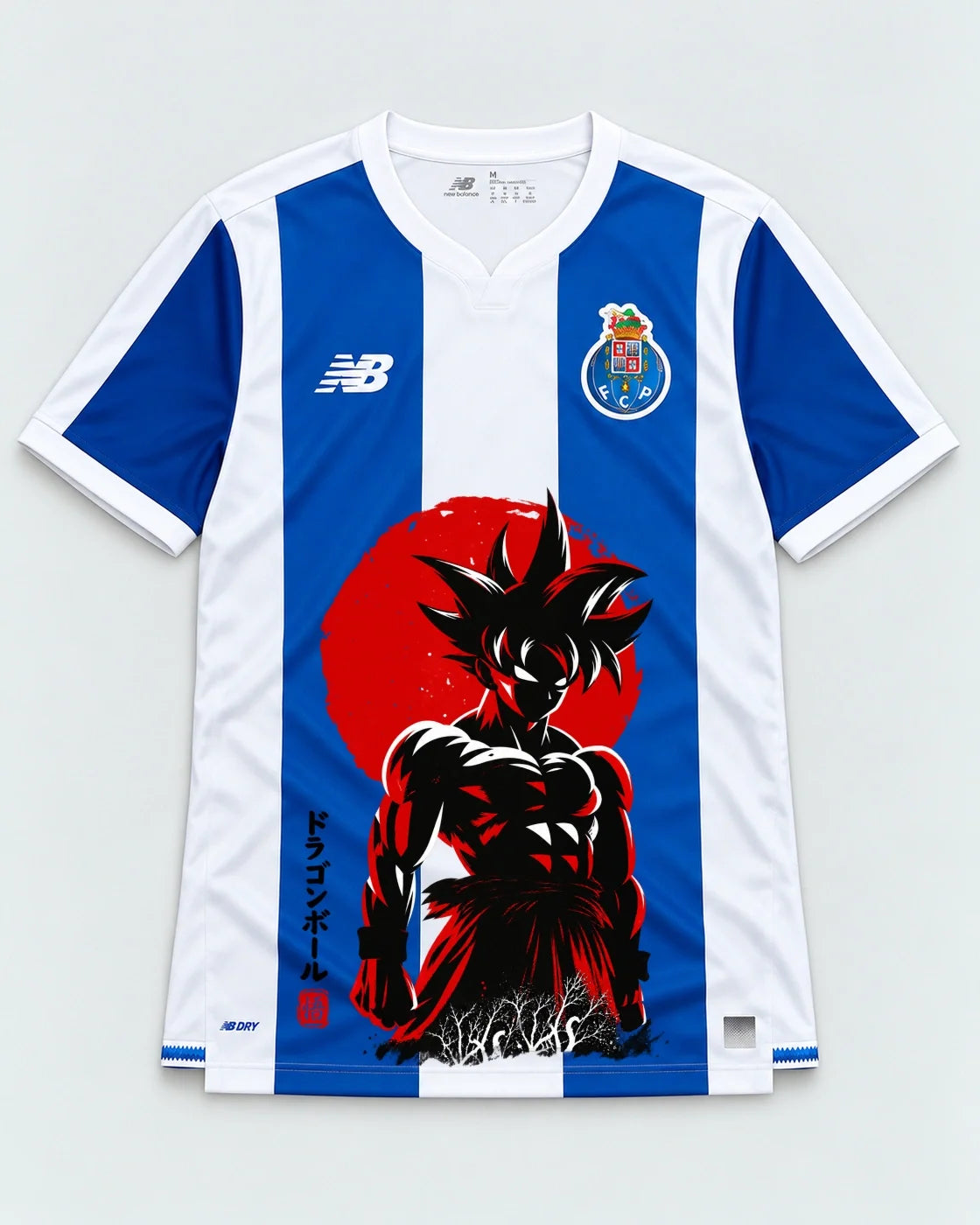 Porto Goku Rising Sun Dragon Ball Jersey — Front