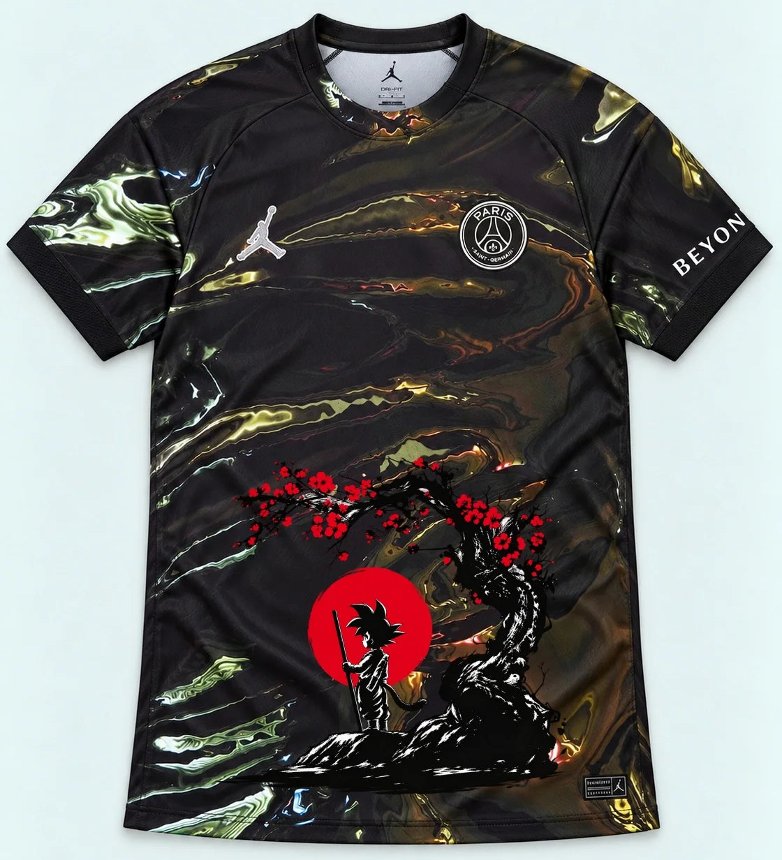 PSG Goku Sakura Dragon Ball Jersey — Front