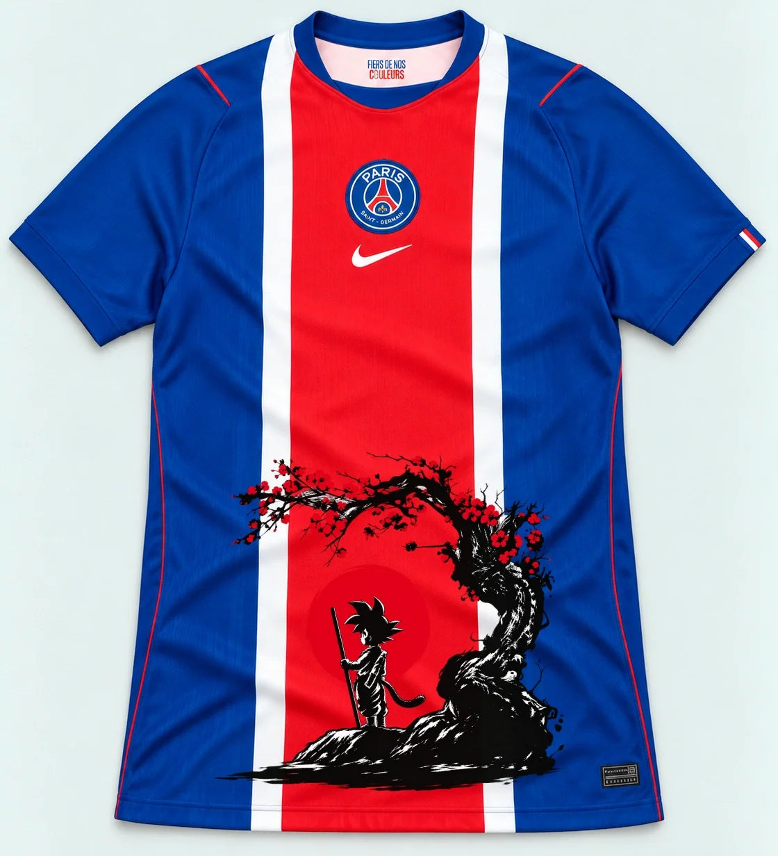 PSG Goku Sakura Dragon Ball Jersey — Front