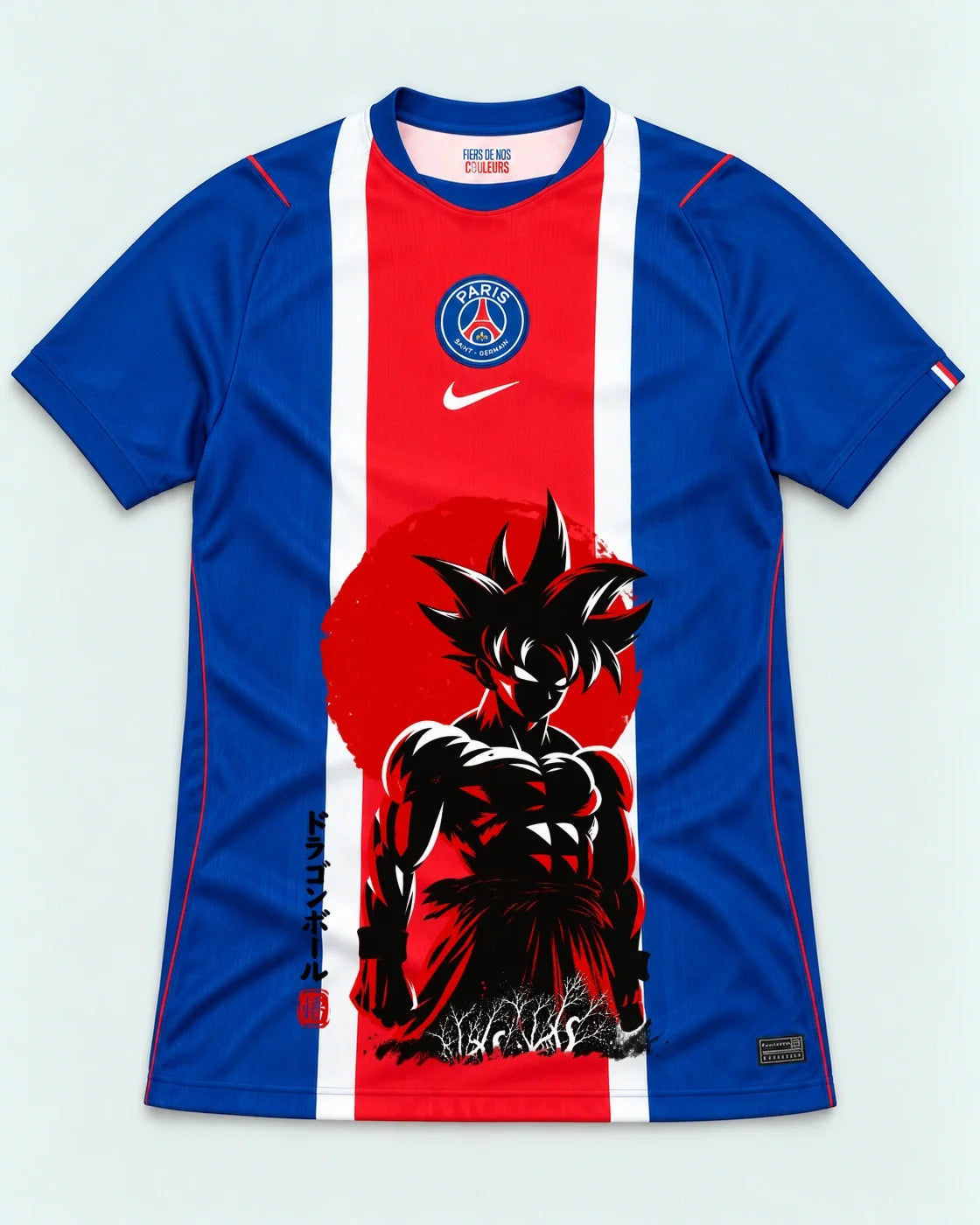 PSG Goku Rising Sun Dragon Ball Jersey — Front