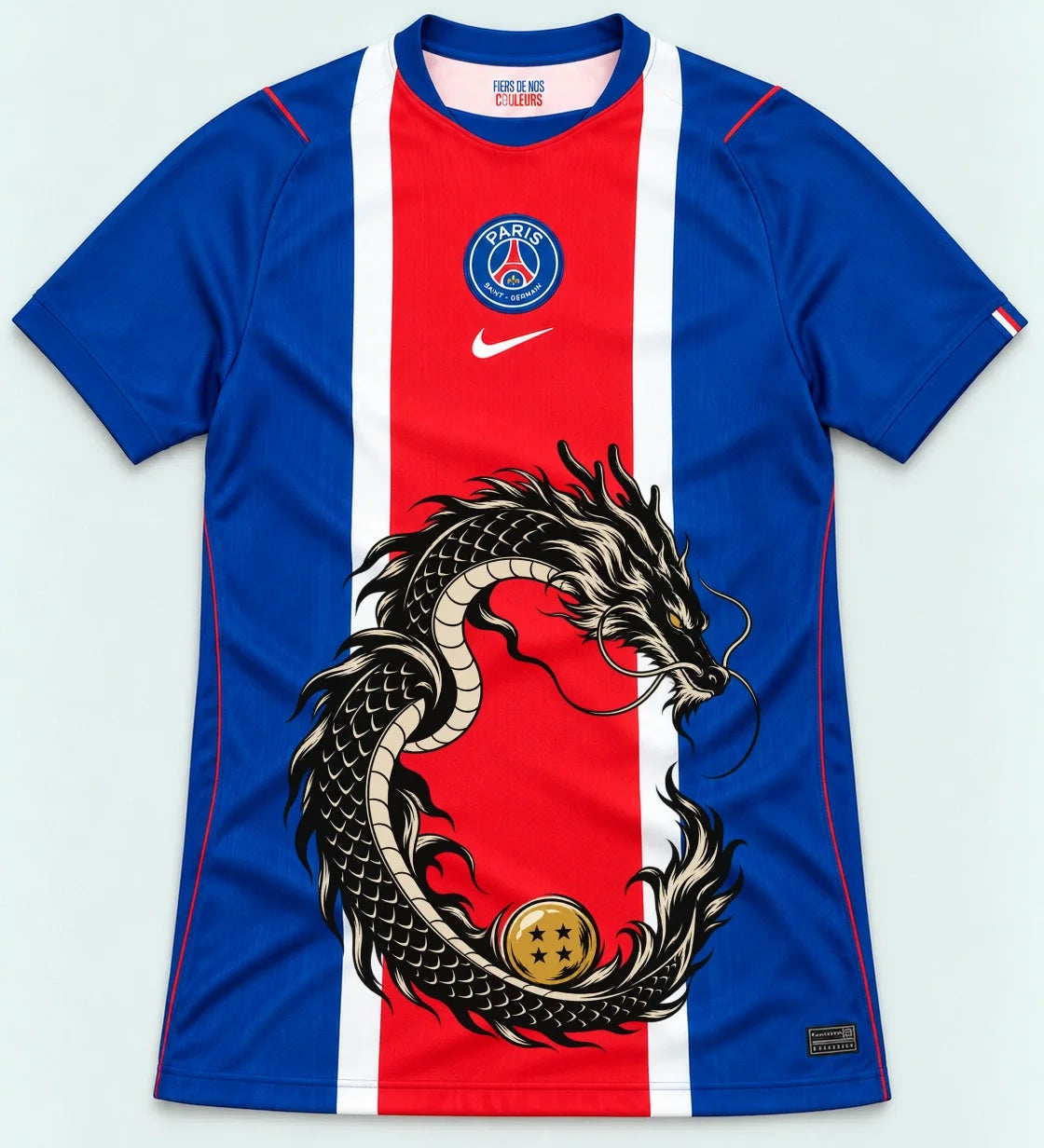 PSG Shenron Emblem Dragon Ball Jersey — Front