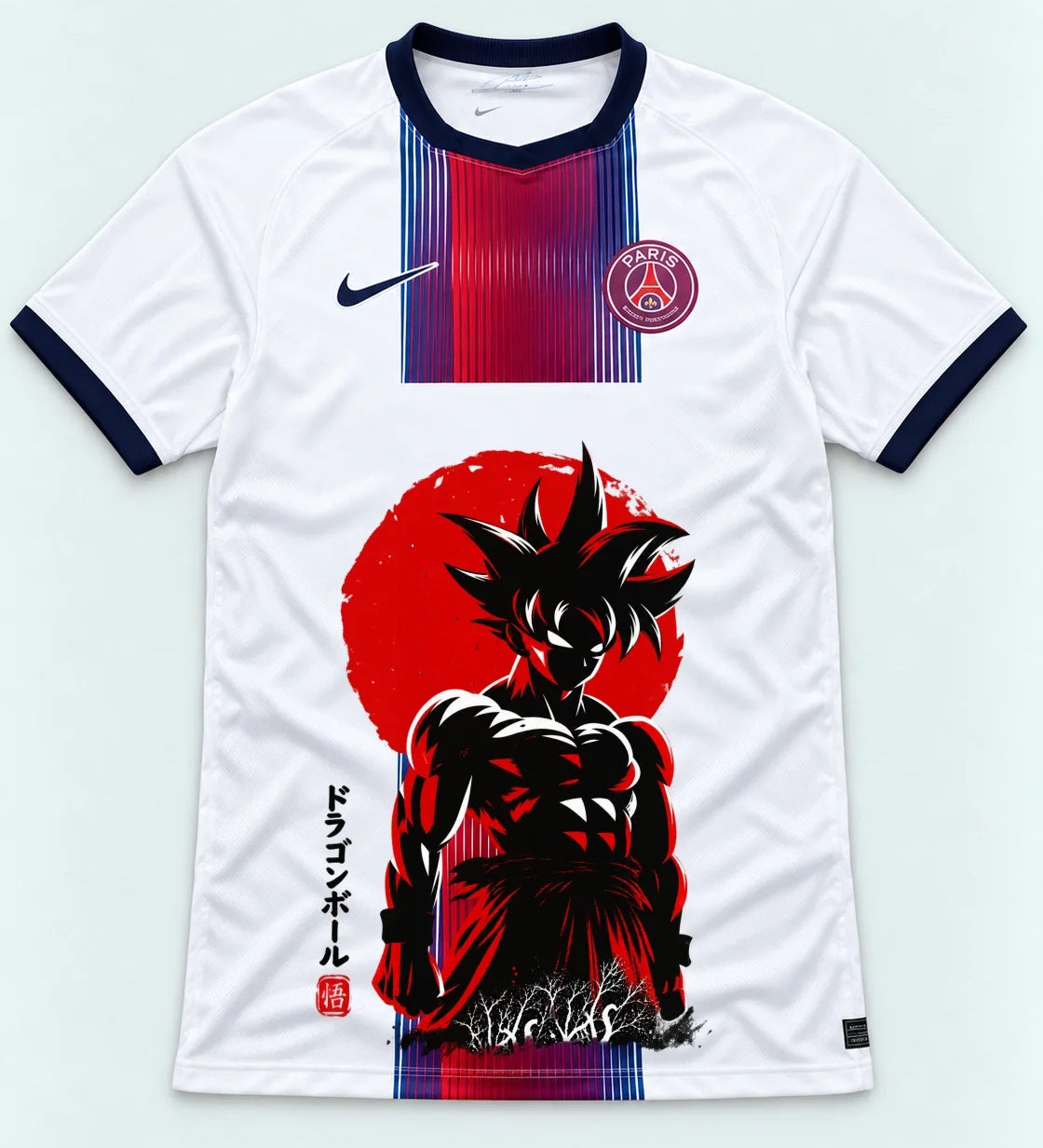 PSG Goku Rising Sun Dragon Ball Jersey — Front