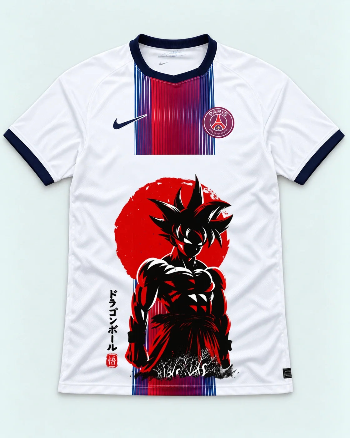 PSG Goku Rising Sun Dragon Ball Jersey — Front