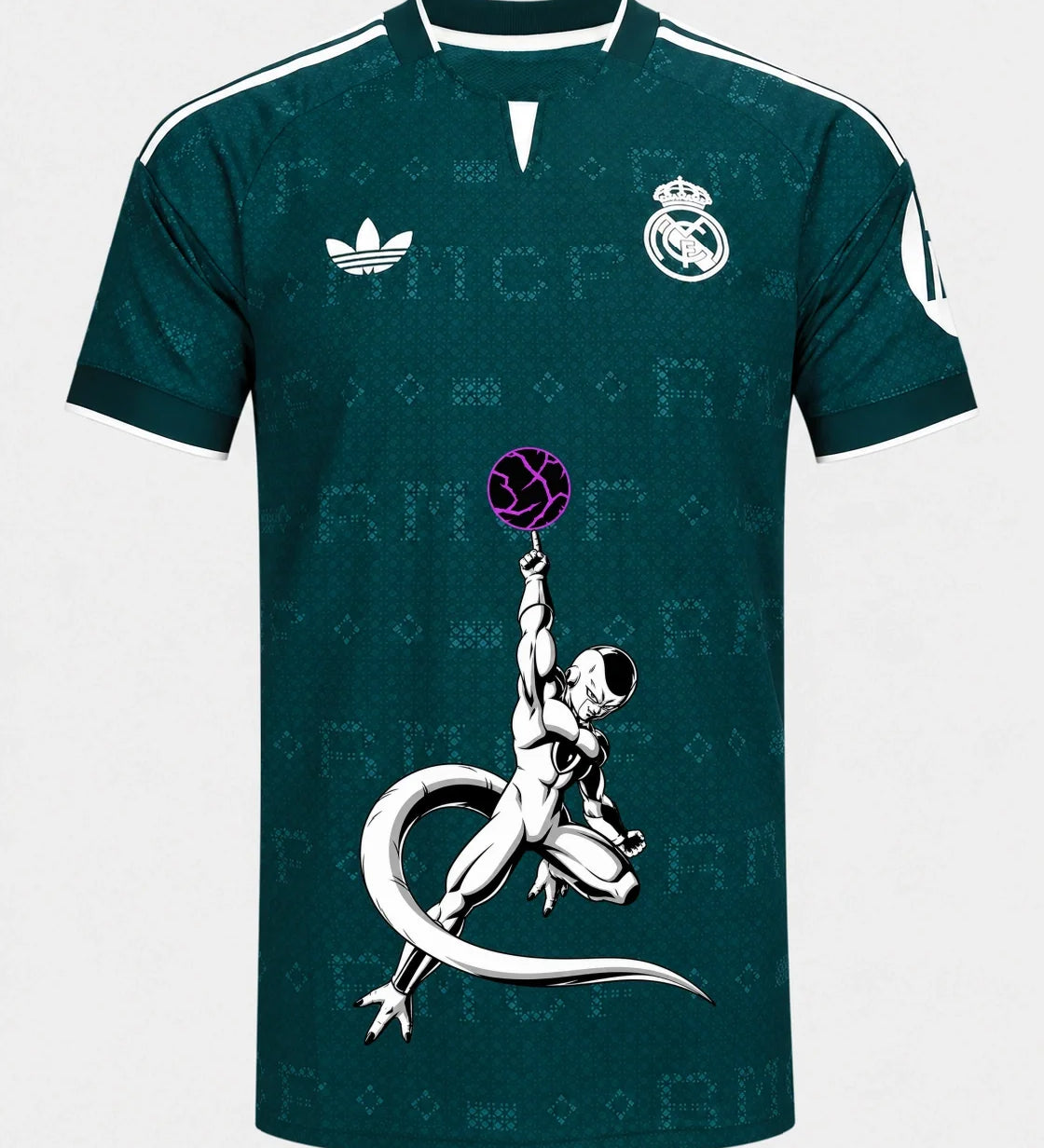 Real Madrid Frieza Death Ball Dragon Ball Jersey — Front