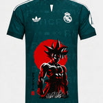 Real Madrid Goku Rising Sun Dragon Ball Jersey — Front