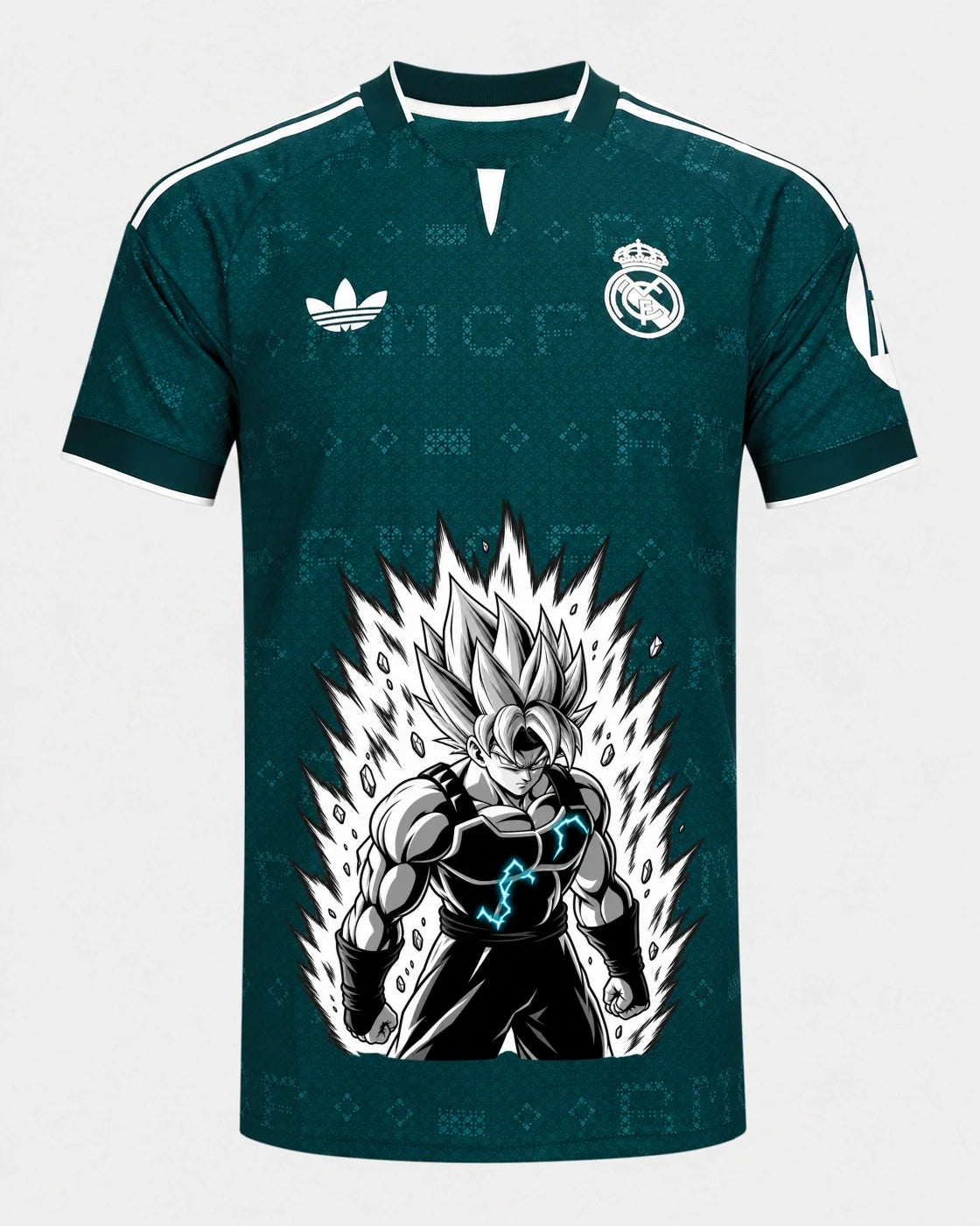 Real Madrid Super Saiyan Aura Dragon Ball Jersey — Front