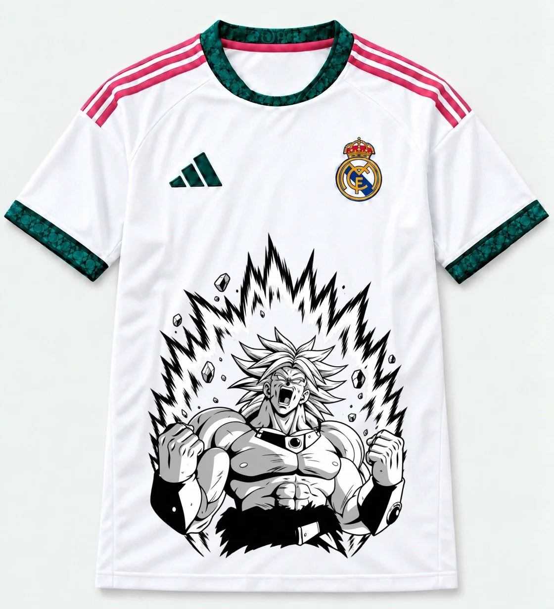 Real Madrid Broly Dragon Ball Jersey — Front