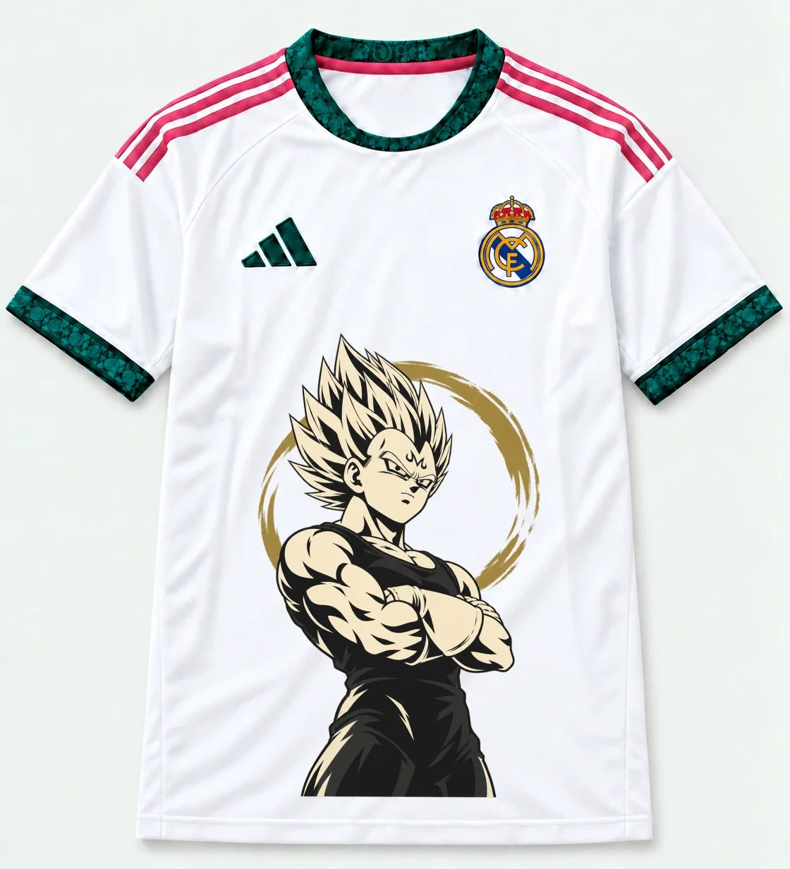 Real Madrid Majin Vegeta Dragon Ball Jersey — Front