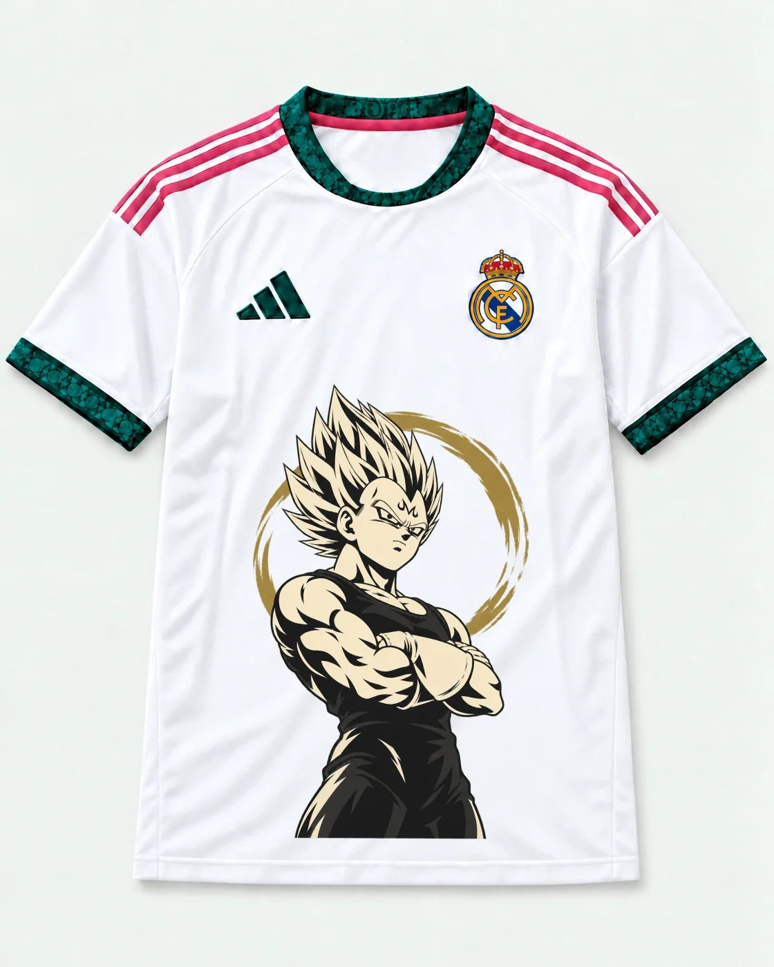 Real Madrid Majin Vegeta Dragon Ball Jersey — Front