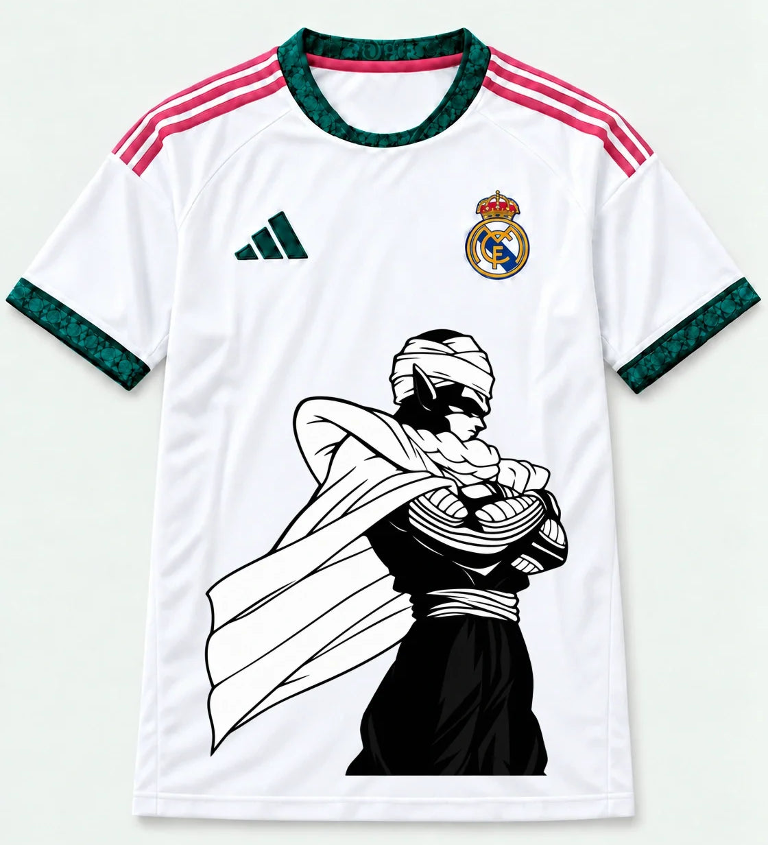 Real Madrid Piccolo Cloak Dragon Ball Jersey — Front