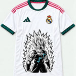 Real Madrid Super Saiyan Aura Dragon Ball Jersey — Front