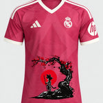 Real Madrid Goku Sakura Dragon Ball Jersey — Front