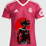 Real Madrid Goku Rising Sun Dragon Ball Jersey — Front
