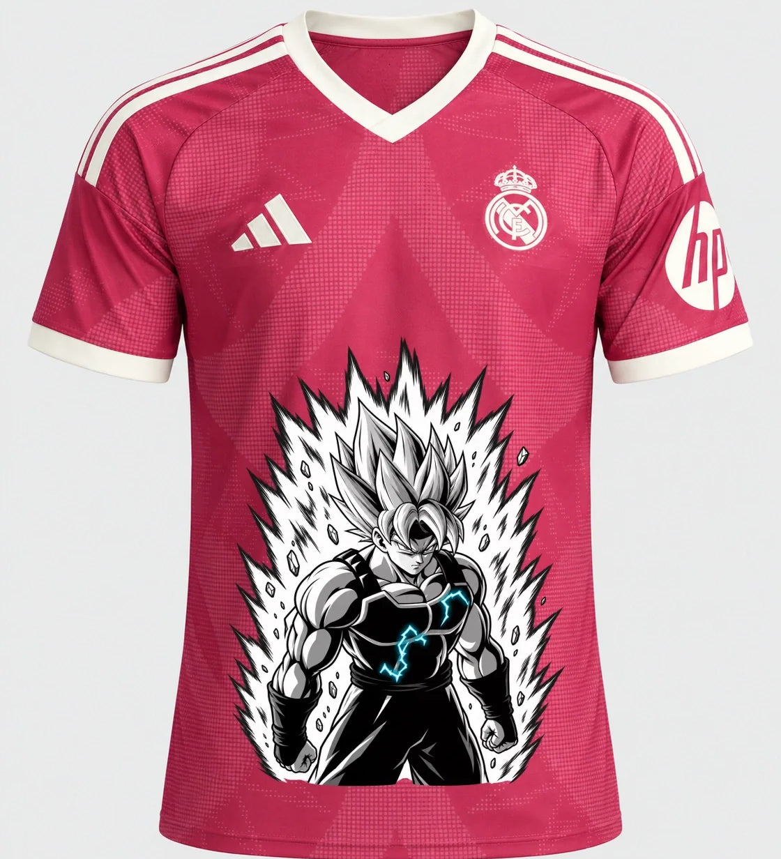 Real Madrid Super Saiyan Aura Dragon Ball Jersey — Front