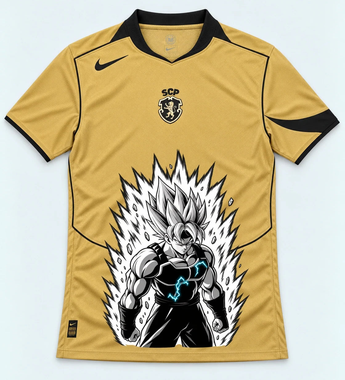 Sporting Super Saiyan Aura Dragon Ball Jersey — Front