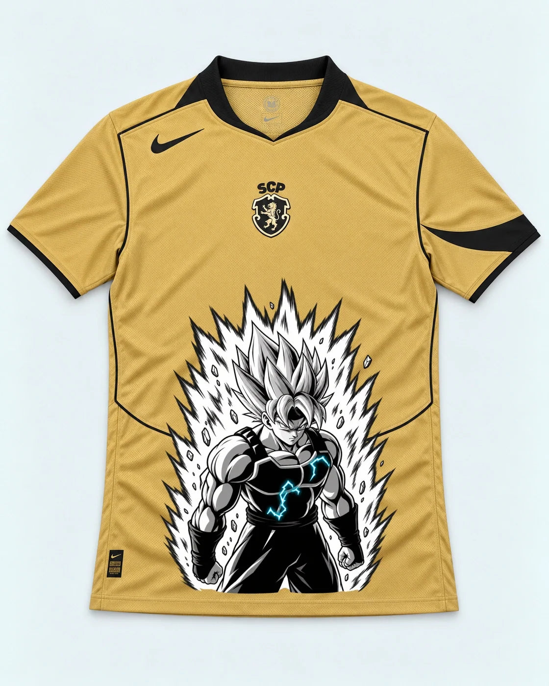 Sporting Super Saiyan Aura Dragon Ball Jersey — Front