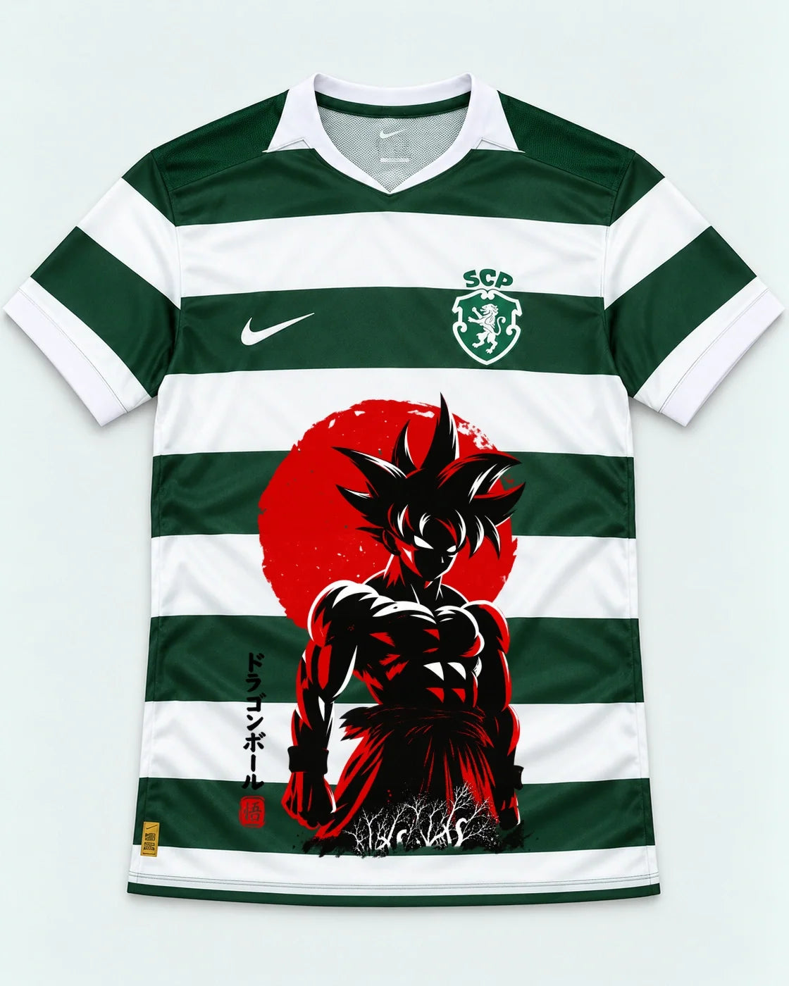 Sporting Goku Rising Sun Dragon Ball Jersey — Front