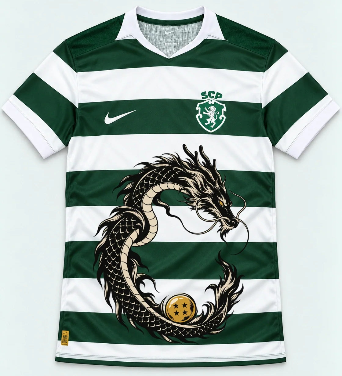 Sporting Shenron Emblem Dragon Ball Jersey — Front