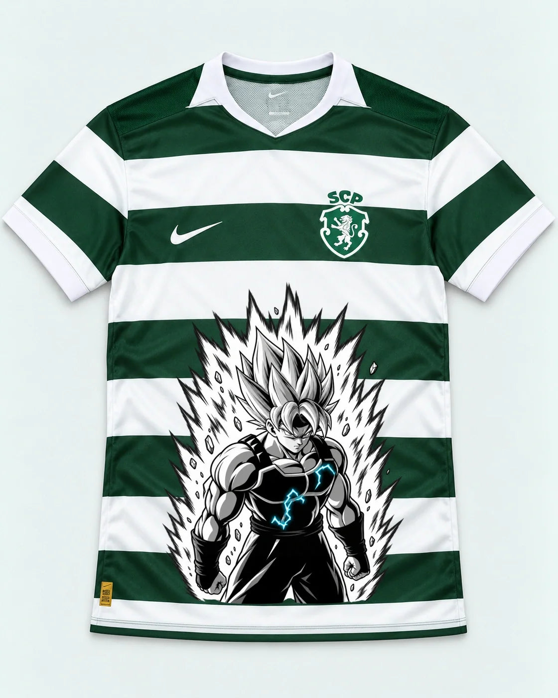Sporting Super Saiyan Aura Dragon Ball Jersey — Front