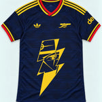 Arsenal Navy Kakashi Lightning Eye Jersey — Front