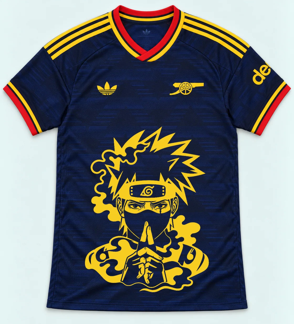 Arsenal Navy Kakashi Silent Jutsu Jersey — Front