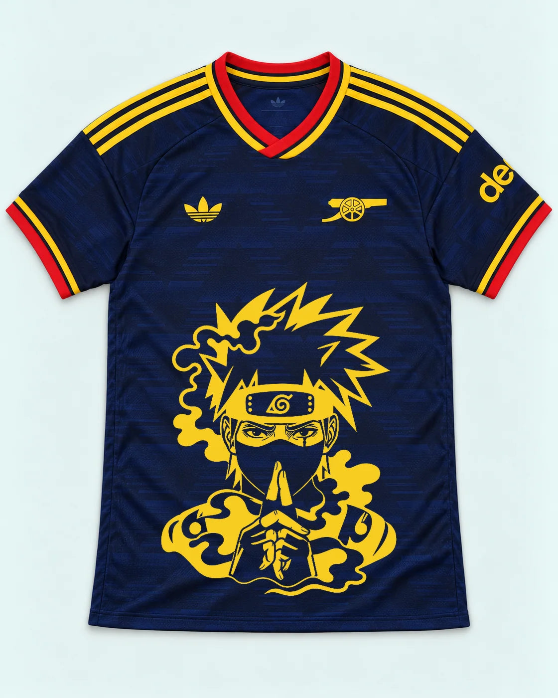 Arsenal Navy Kakashi Silent Jutsu Jersey — Front