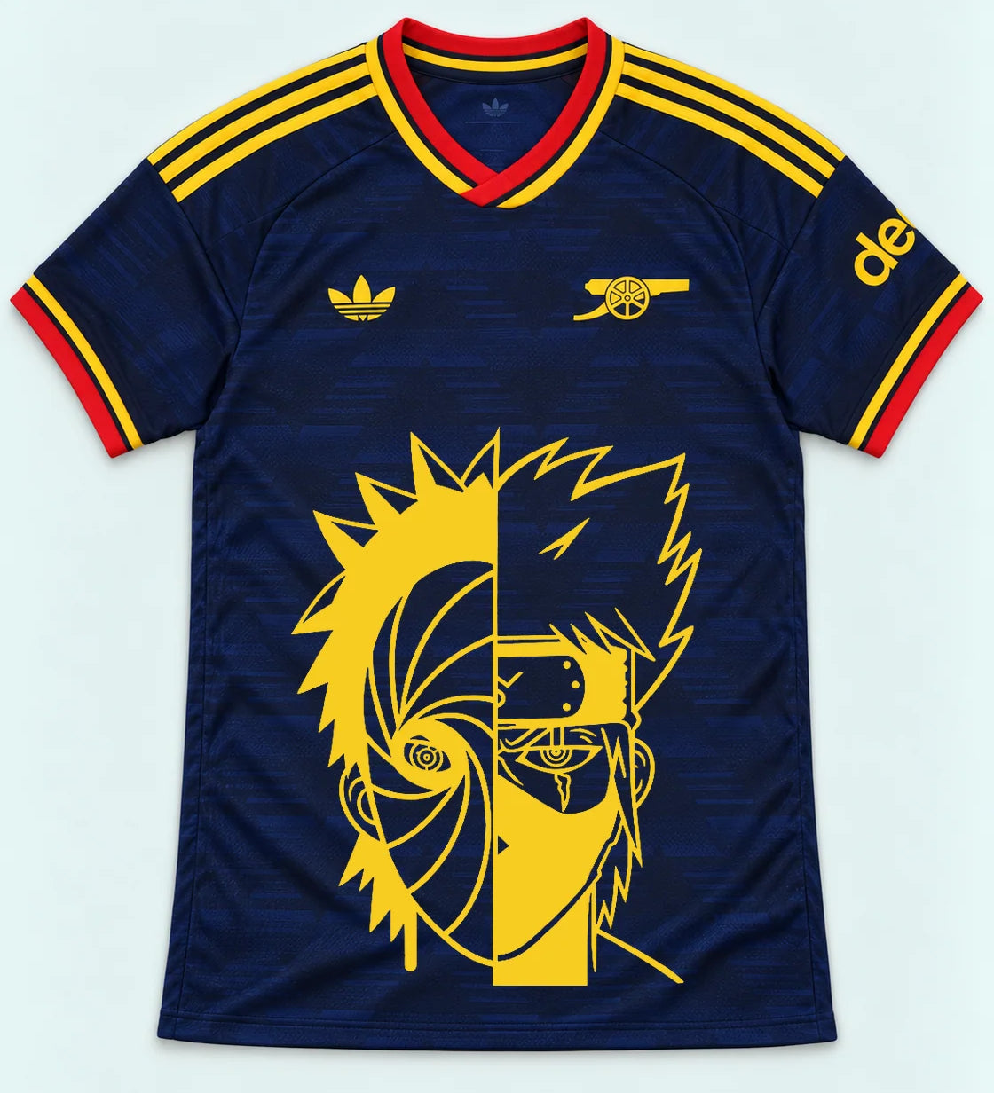 Arsenal Navy Obito Kakashi Shared Destiny Jersey — Front