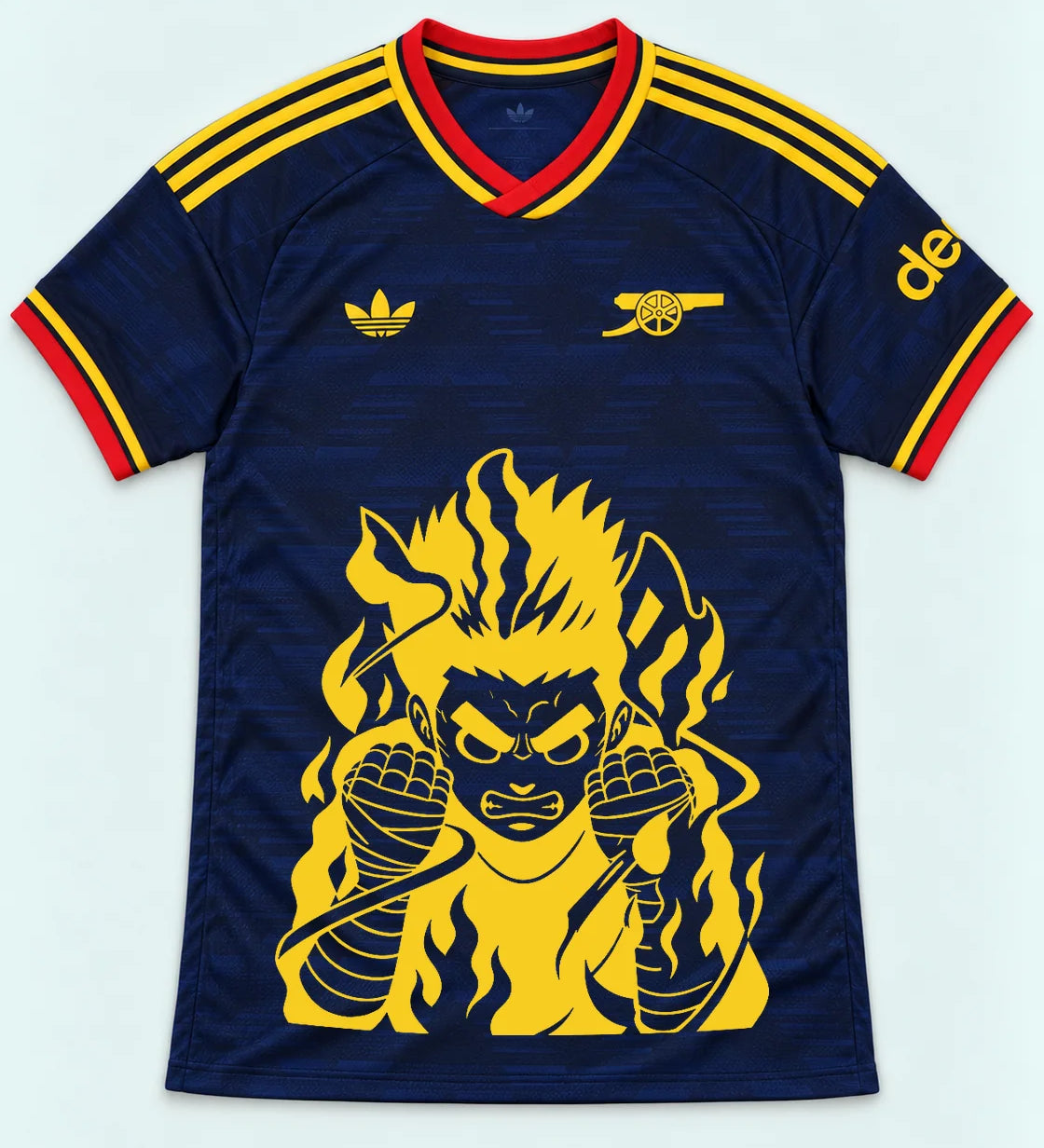 Arsenal Navy Rock Lee Inner Flame Jersey — Front