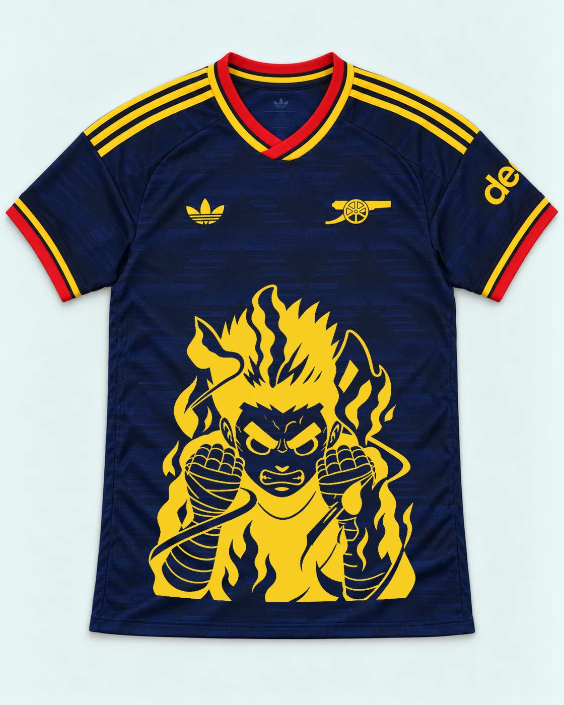 Arsenal Navy Rock Lee Inner Flame Jersey — Front