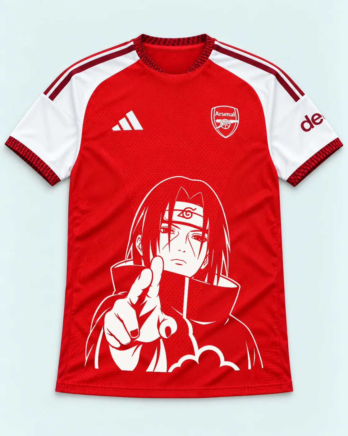 Arsenal Red Itachi Silent Promise Jersey — Front