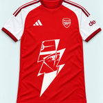 Arsenal Red Kakashi Lightning Eye Jersey — Front