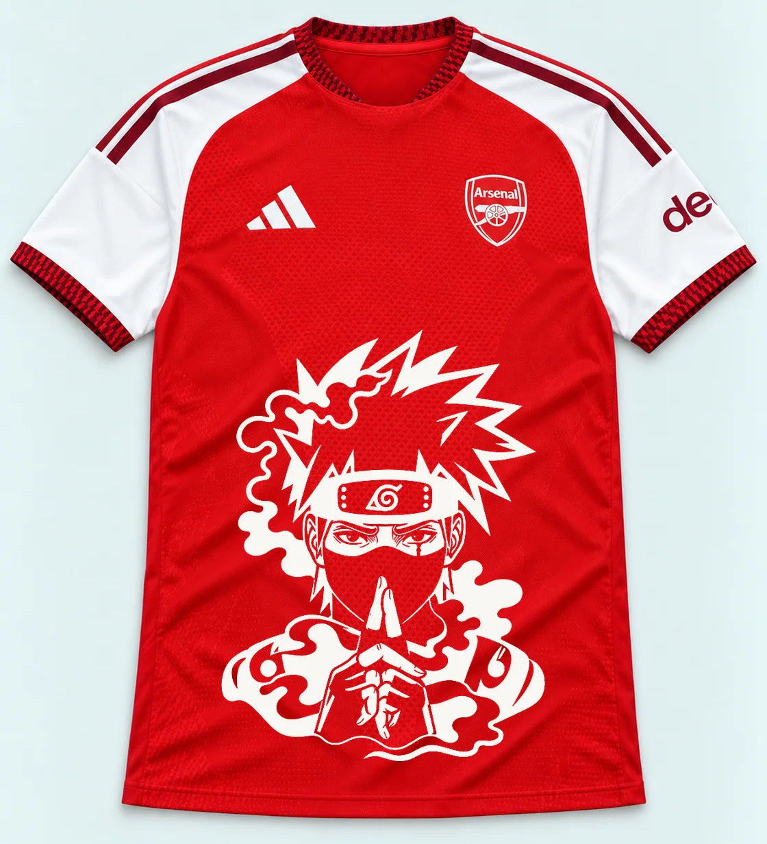 Arsenal Red Kakashi Silent Jutsu Jersey — Front