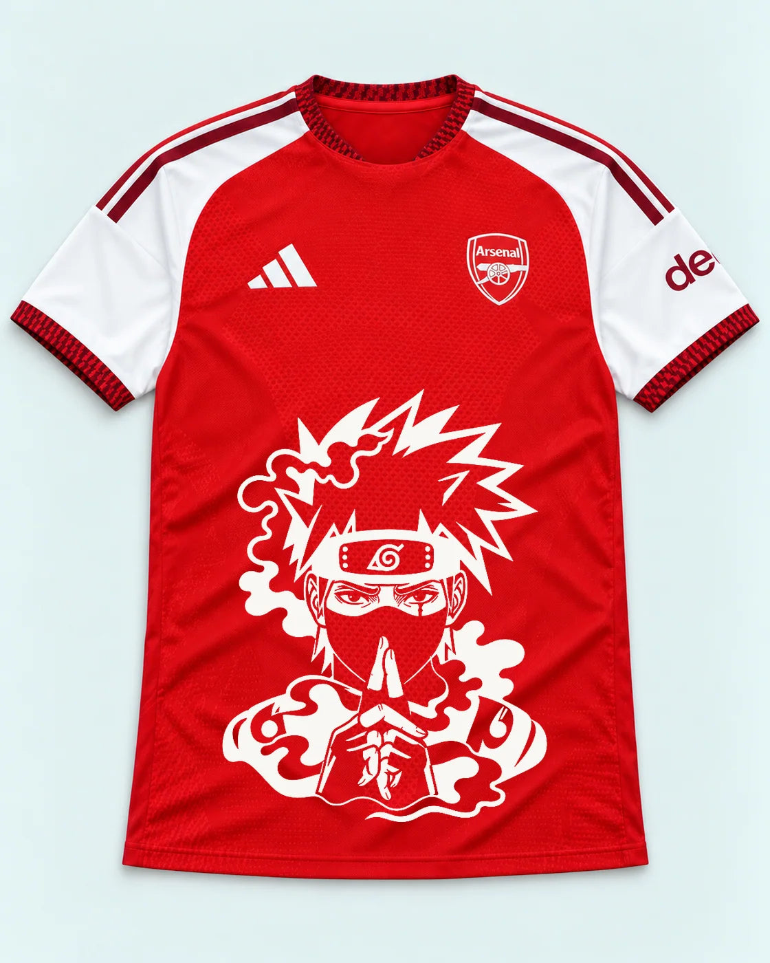 Arsenal Red Kakashi Silent Jutsu Jersey — Front