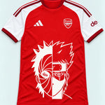 Arsenal Red Obito Kakashi Shared Destiny Jersey — Front