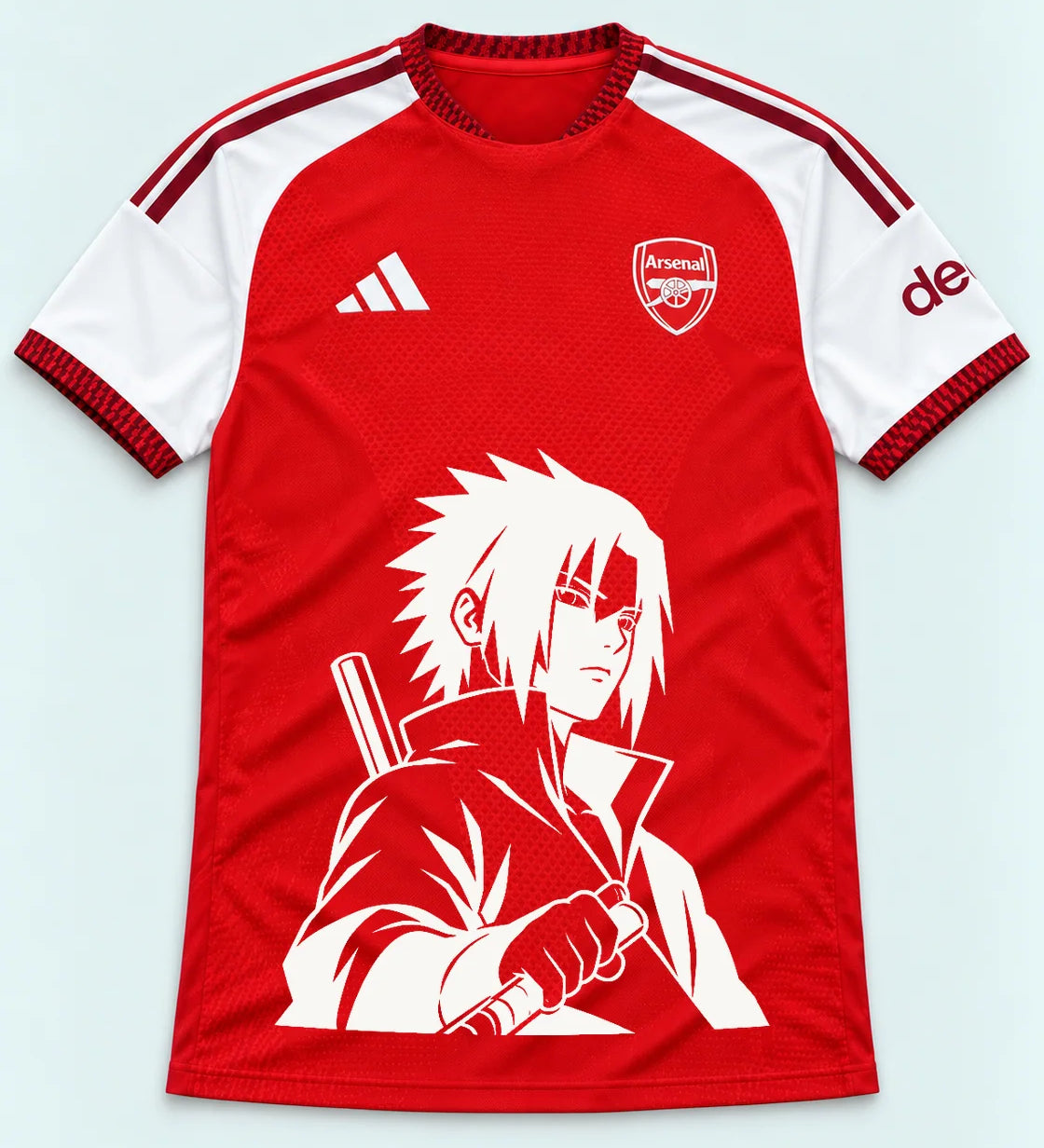 Arsenal Red Sasuke Last Uchiha Jersey — Front