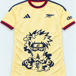 Arsenal Yellow Kakashi Silent Jutsu Jersey — Front