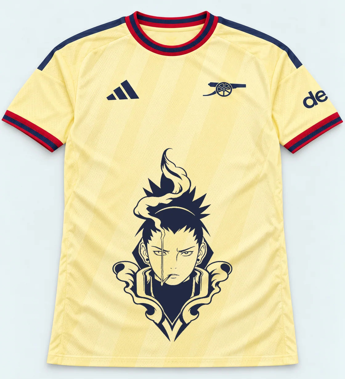 Arsenal Yellow Shikamaru Shadow Mind Jersey — Front