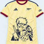 Arsenal Yellow Shisui Raven Oath Jersey — Front