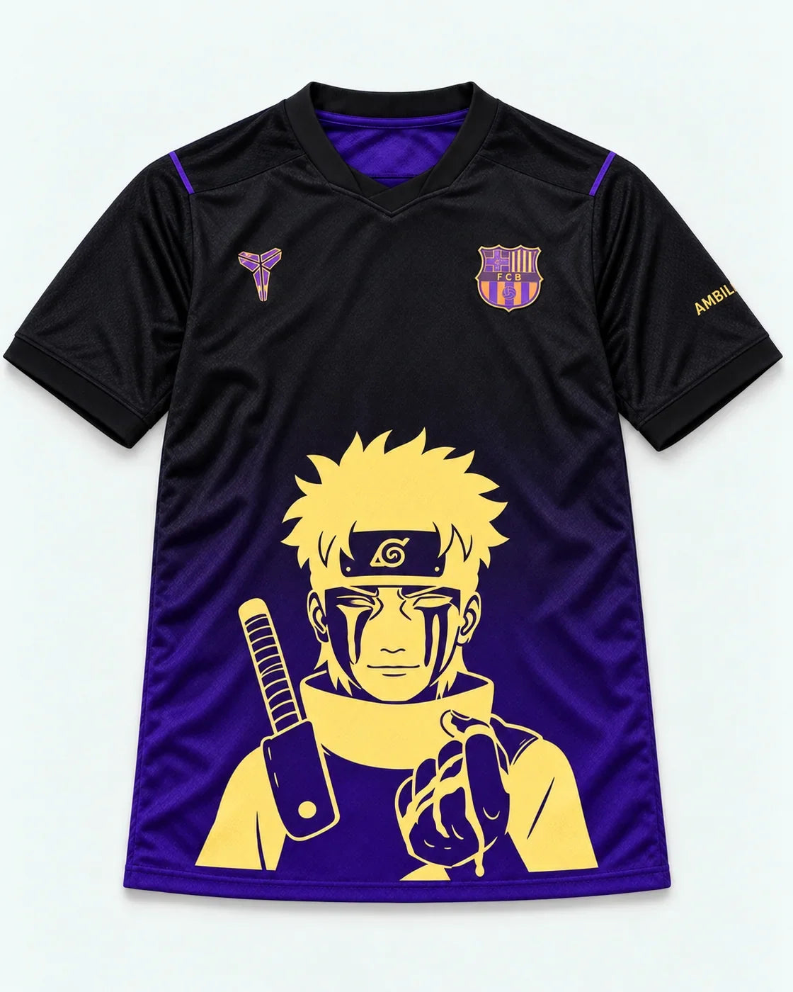 Barcelona Black Purple Shisui Last Promise Jersey — Front