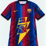 Barcelona Home Kakashi Lightning Eye Jersey — Front