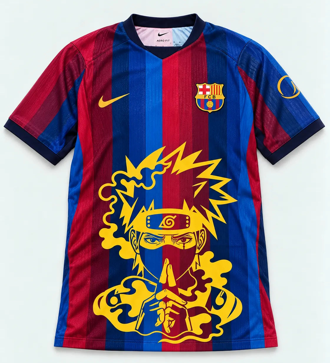 Barcelona Home Kakashi Silent Jutsu Jersey — Front
