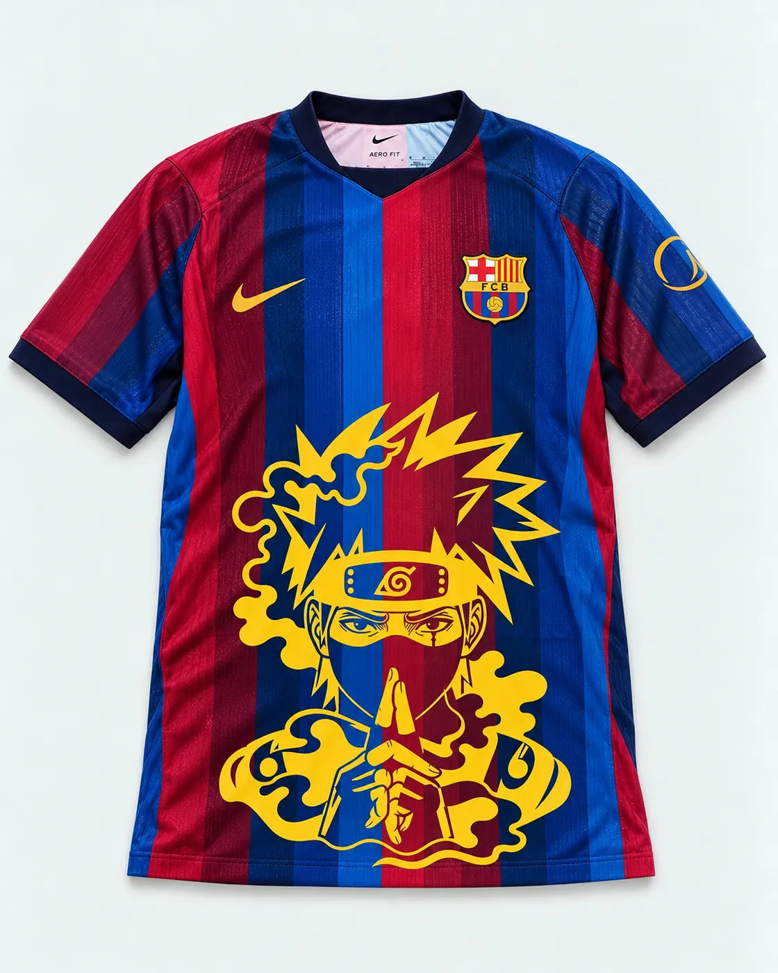 Barcelona Home Kakashi Silent Jutsu Jersey — Front
