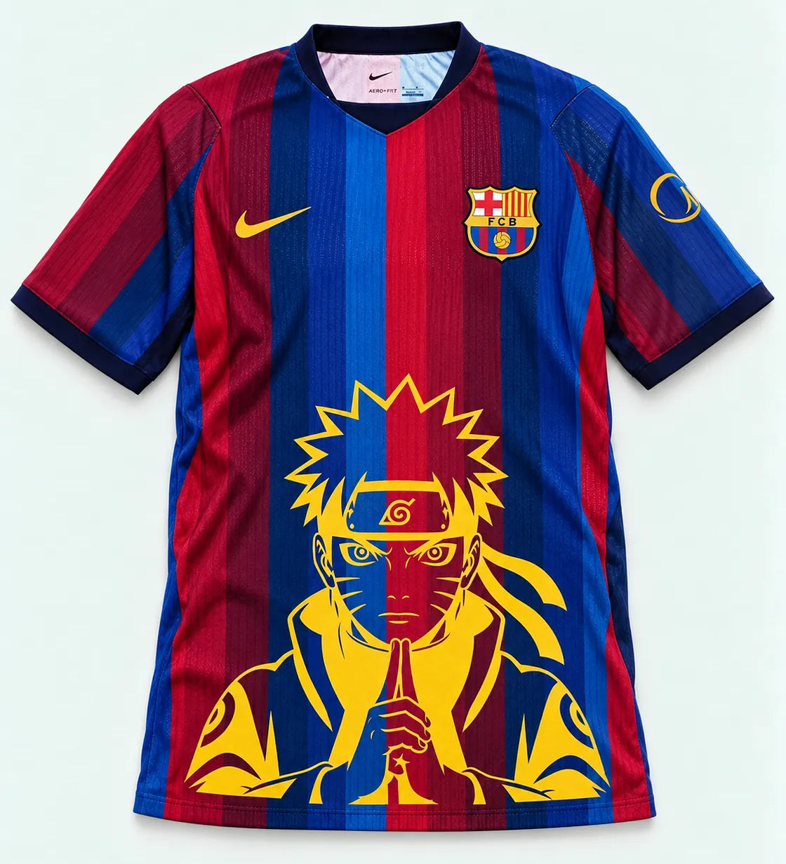 Barcelona Home Naruto Sage Resolve Jersey — Front