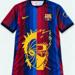 Barcelona Home Obito Kakashi Shared Destiny Jersey — Front