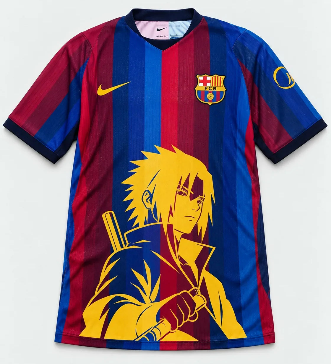 Barcelona Home Sasuke Last Uchiha Jersey — Front