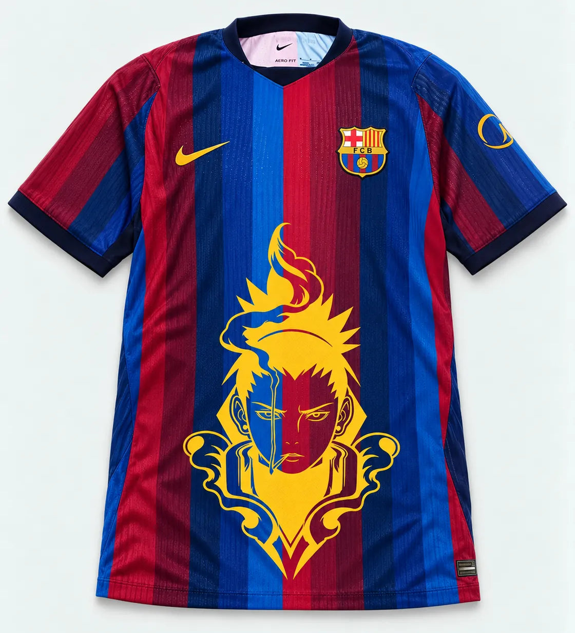 Barcelona Home Shikamaru Shadow Mind Jersey — Front